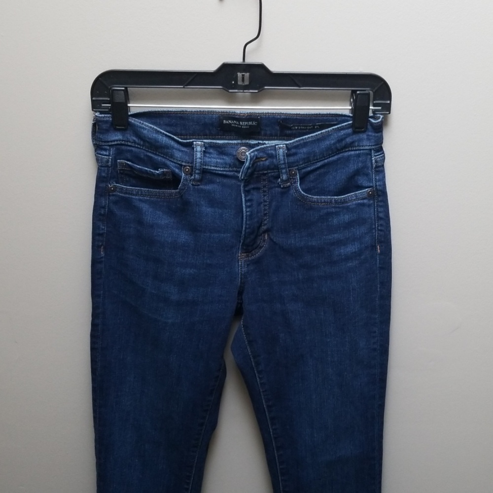 Banana Republic slim straight 27L jeans